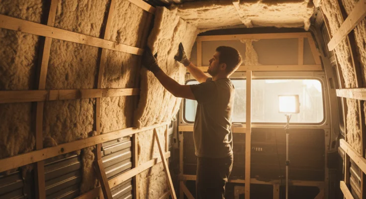 Aislamiento para Furgoneta Camper: guía completa para no pasar frío