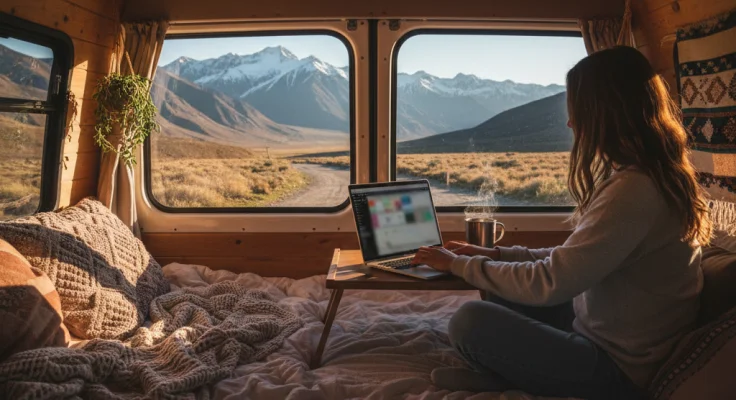 Cómo Ganar Dinero Viajando en Furgoneta: 15 Ideas Reales